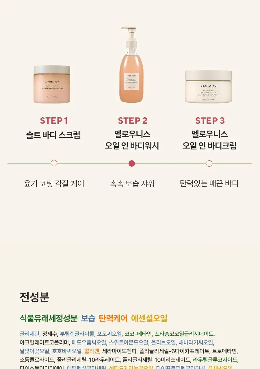 [오일투폼]아로마티카 멜로우니스 오일 인 바디워시 290ml 상세페이지 22
